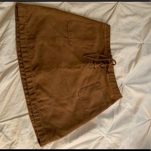 Hollister Suede Mini Skirt